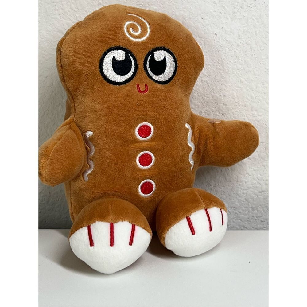 GUND GINGERBREAD COOKIE Holiday Plush Stuffed Toy 7"